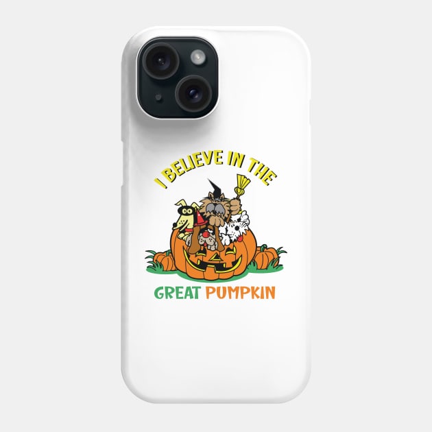 I Believe In The Great Pumpkin Phone Case by reedae