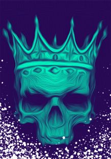 skull king Magnet