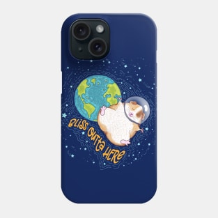 Cosmic Space Guinea Pig Bliss Outta Here Phone Case