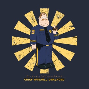 Chief Randall Crawford Retro Japanese T-Shirt