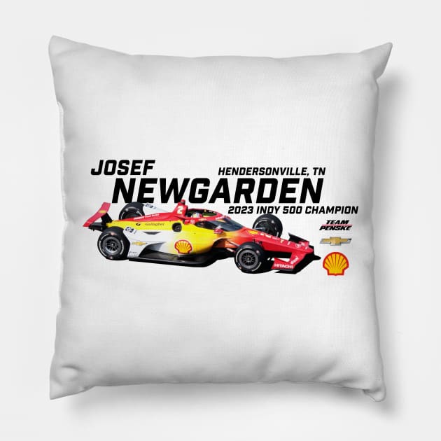 Newgarden Indy 2023 Winner Pillow by Sway Bar Designs