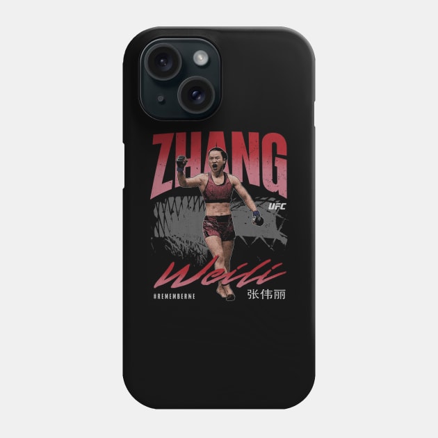 Zhang Weili Grunge Phone Case by ganisfarhan