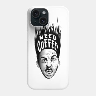 Need Coffee! Long Black version Phone Case