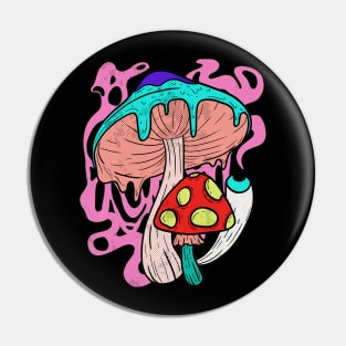 Psychedelic Mushrooms Pin
