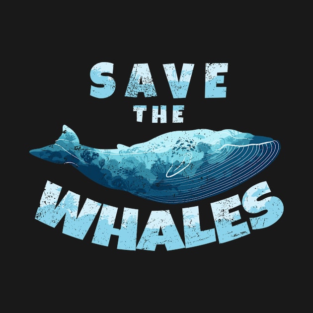 Save The Whales Ocean Fans by SzarlottaDesigns