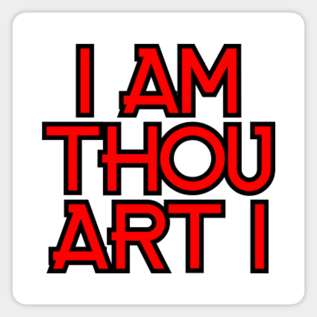 I Am Thou Thou Art I Persona Persona 5 Royal Sticker Teepublic I Am Thou Thou Art I Persona Persona 5 Royal Sticker Teepublic