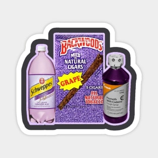 schweppes Purple Drank Magnet