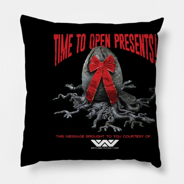 Time to Open Presents Pillow by MindsparkCreative