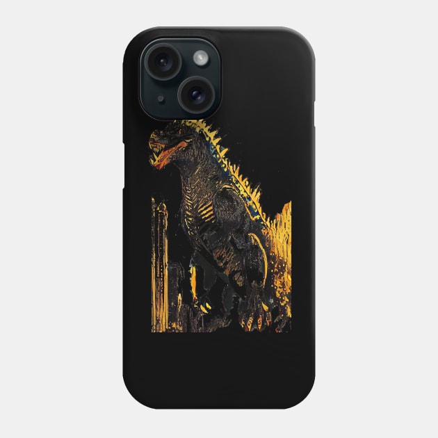 monster godzilla Phone Case by Neon-Arts