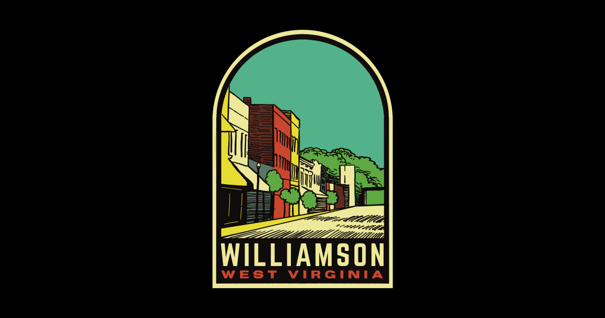 Williamson West Virginia Historic Downtown Williamson Wv Sticker