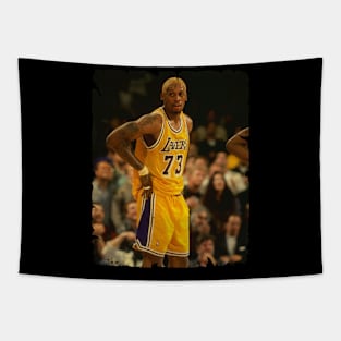 Dennis Rodman - Vintage Design Of Basketball Tapestry