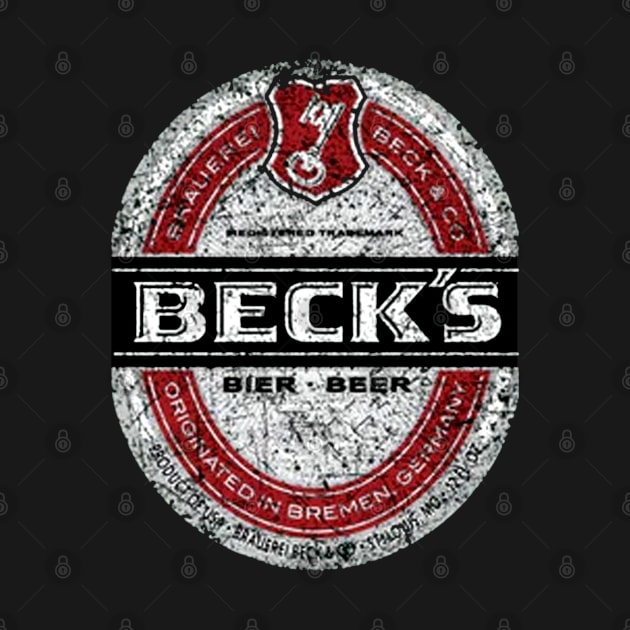 Vintage BECKS BEER 1933 by QDRC.ART