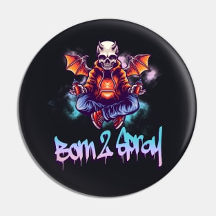 Graffiti Demon Pin