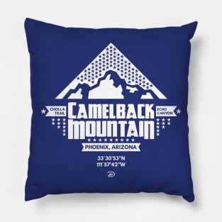 Camelback Mountain (Silhouette) - Americana Pillow