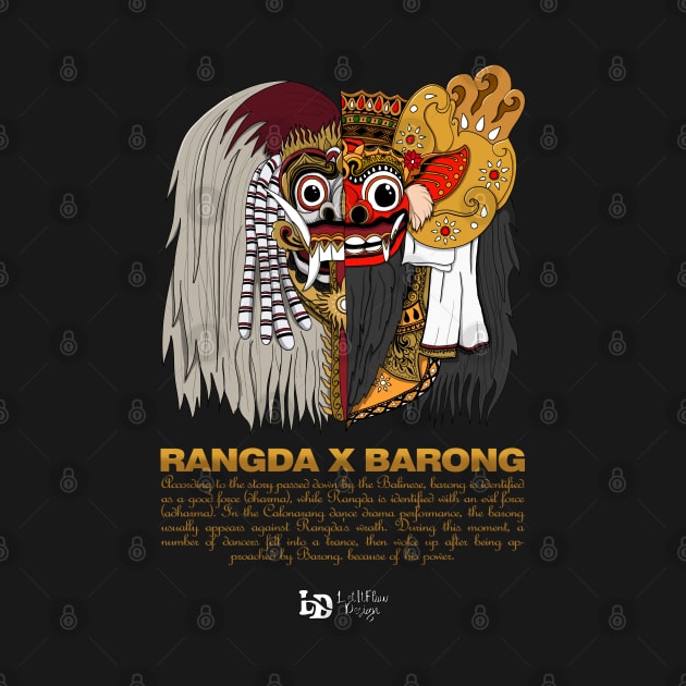 Rangda x Barong Balinese by LetItFlow Design