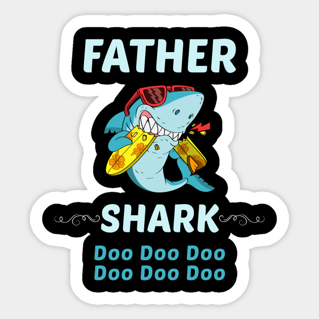 Family Shark 1 FATHER - Father - Sticker