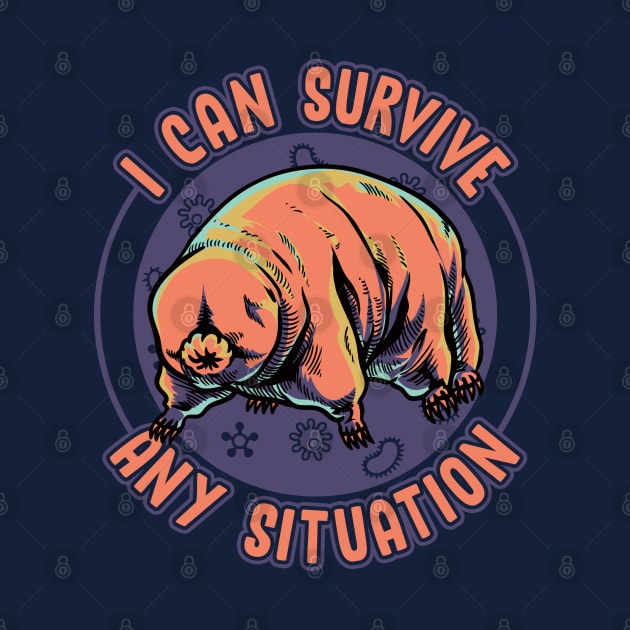 Water Bear Tardigrade I Can Survive Any Situation by E