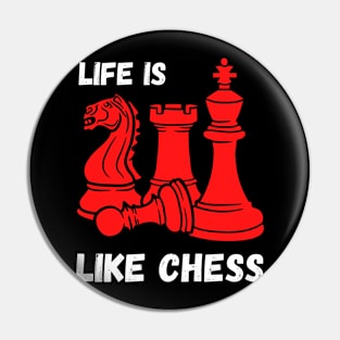 Life is like chess Pin