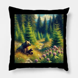 Bear family Pillow