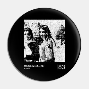 Muslimgauze / Minimalist Graphic Fan Artwork Design Pin