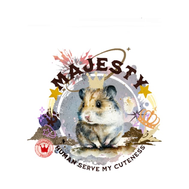 Majesty hamster - cute part-time job logo by Art_dorabox