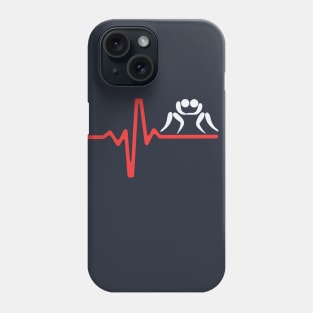 Wrestling Fan Heartbeat Phone Case