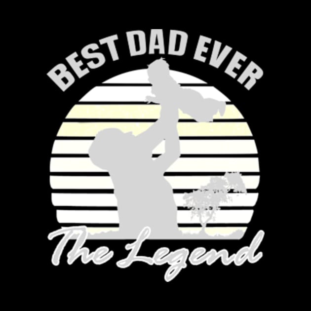 Best Dad Ever Retro by Polahcrea