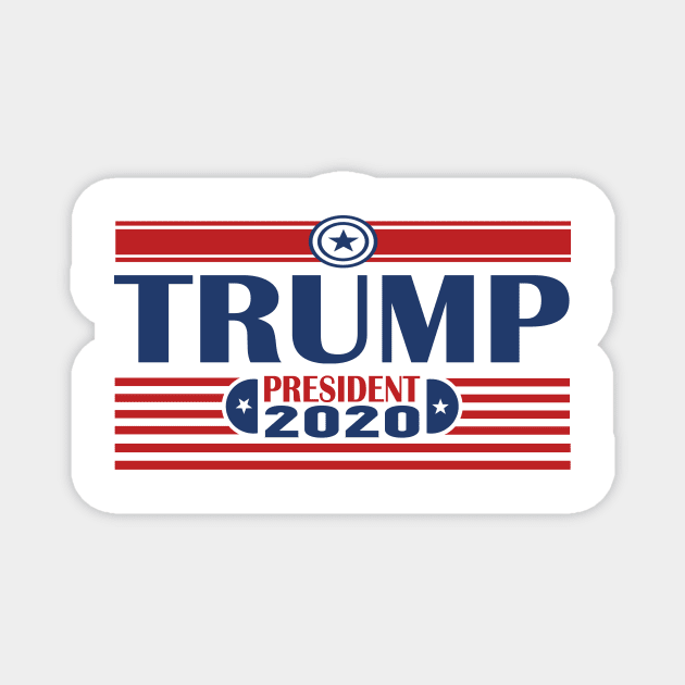 Trump president 2020 Magnet by Netcam