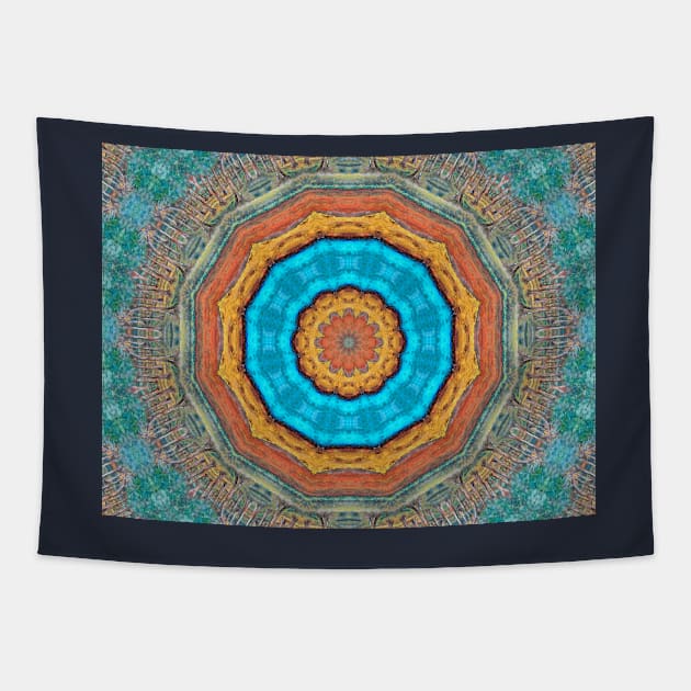 Nature Tibetan Buddhism Mandala Tapestry by PlanetMonkey