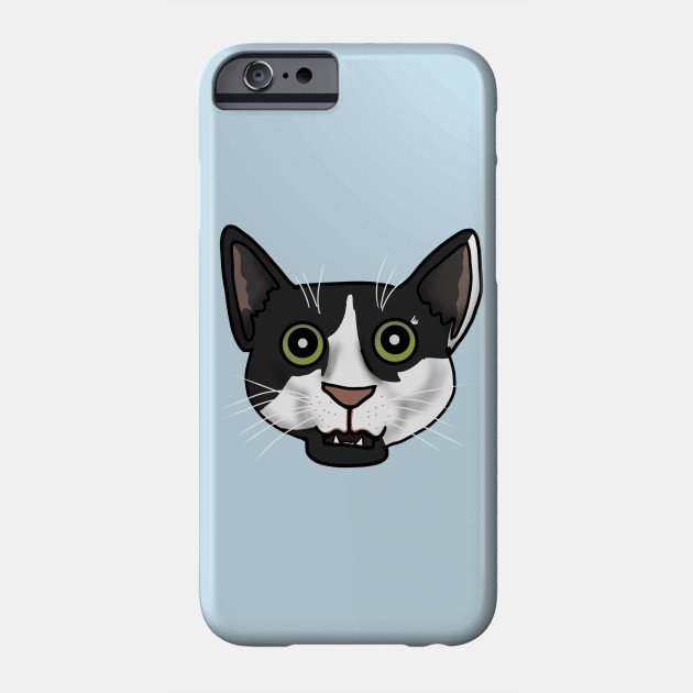 Funny Cat Face Large Design Funny Cat Face Phone Case Teepublic