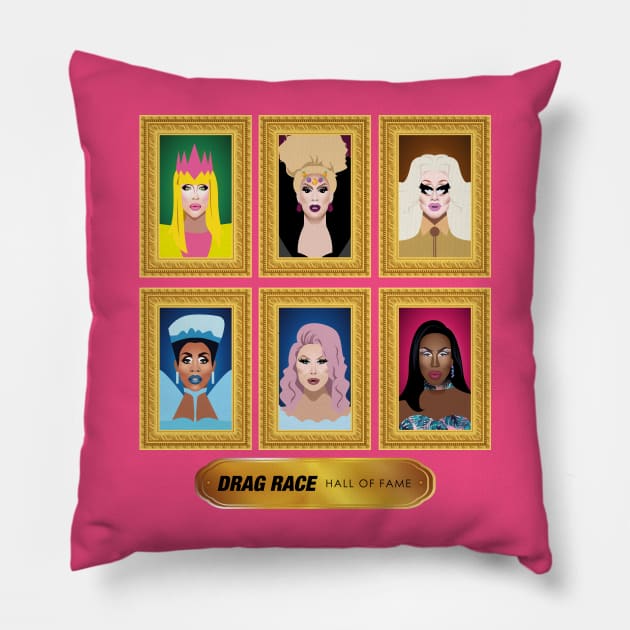 Hall of Fame from Drag Race All Stars Pillow by dragover