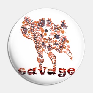 Dinosaur Claw Savage Pin