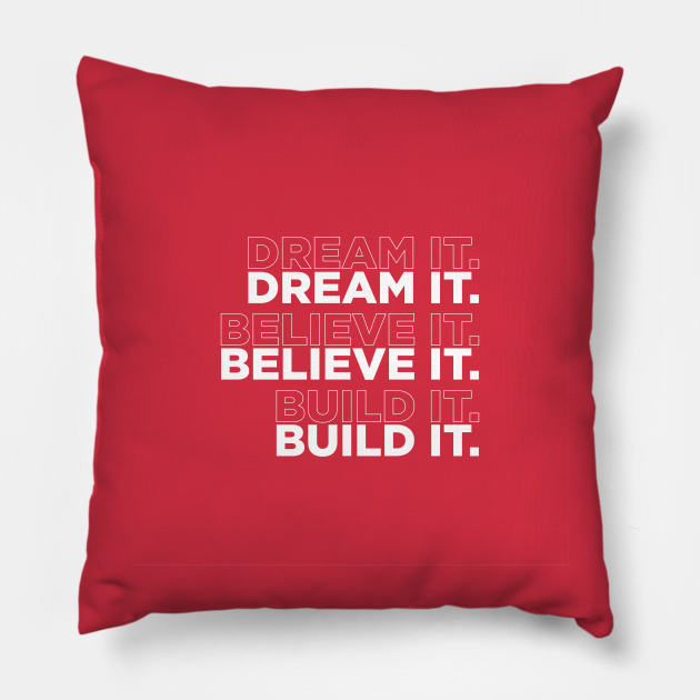 This design that wants you to make it! Pillow by LaVolpeDesign