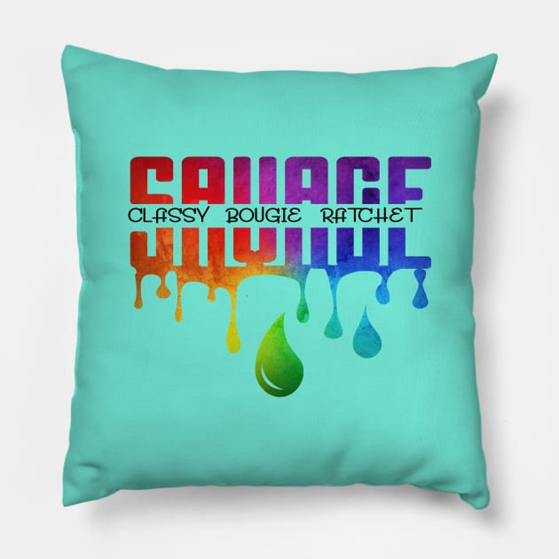 Savage Classy Bougie Rachet Pillow by Masks 4 Real