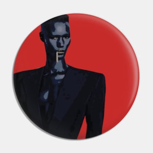 Grace Jones art Pin