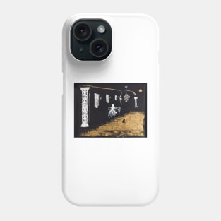 Pianist under the moon light Phone Case