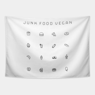 Junk Food Vegan Tapestry