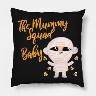 Baby Family Matching Halloween The Mummy squad graphic Tees Pillow