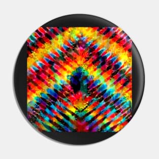 Astral Rainbow Tie Dye Pin