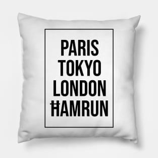 Hamrun funny t-shirt Pillow