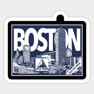 Fenway Citgo Sign Vinyl Sticker Massachusetts Water -  Singapore