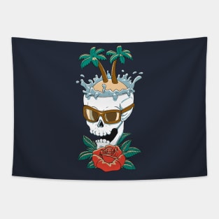 The Skull Rose Island Tapestry