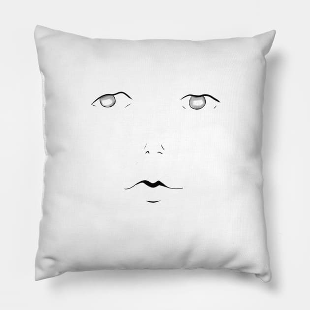 frustratingface Pillow by KateOwl