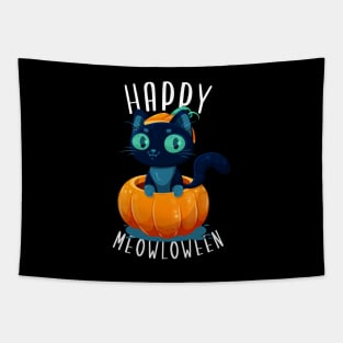 Happy Meowloween Tapestry