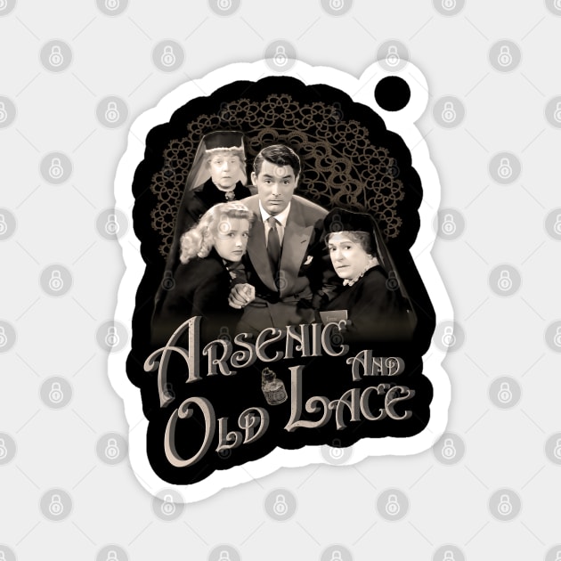 Arsenic And Old Lace Magnet by HellwoodOutfitters