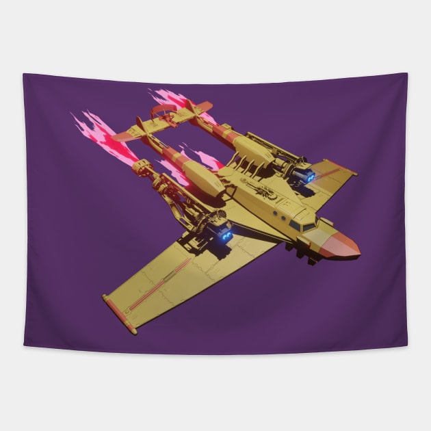 FT Space Duck Tapestry by TW Stout
