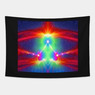 Multicolored Solar Flares 4 Tapestry