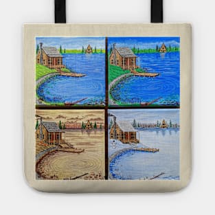Cabin at the Lake in the Four Seasons Tote