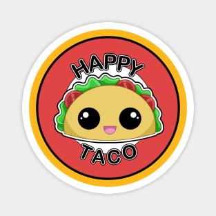 Happy Taco Magnet