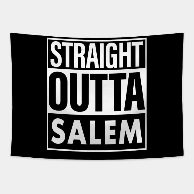 Salem Name Straight Outta Salem Tapestry by ThanhNga